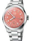 oris-big-crown-pointer-date-mit-terrakottafarbenem-zifferblatt-und-40-mm-edelstahlgehaeuse