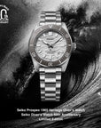 Seiko SPB511J1 Herrenarmbanduhr – Prospex 60th Anniversary Limited Edition mit Edelstahlgehäuse, Automatikwerk, silbernem Zifferblatt und limitierter Seriennummer