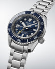 Seiko Prospex SPB509J1 Herren Automatikuhr – Diver’s 300M GMT Limited Edition mit Edelstahlgehäuse, blauem Zifferblatt und Taucherlünette
