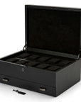 British Racing 10 - Teilige Uhrenbox Mit Aufbewahrung 792802 - MANG - LUXURY - Wolf