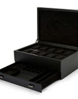 British Racing 10 - Teilige Uhrenbox Mit Aufbewahrung 792802 - MANG - LUXURY - Wolf