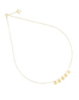 ELENA 18KT RUNDHALSBAND FÜNF RUNDHALSEN - MANG - LUXURY -