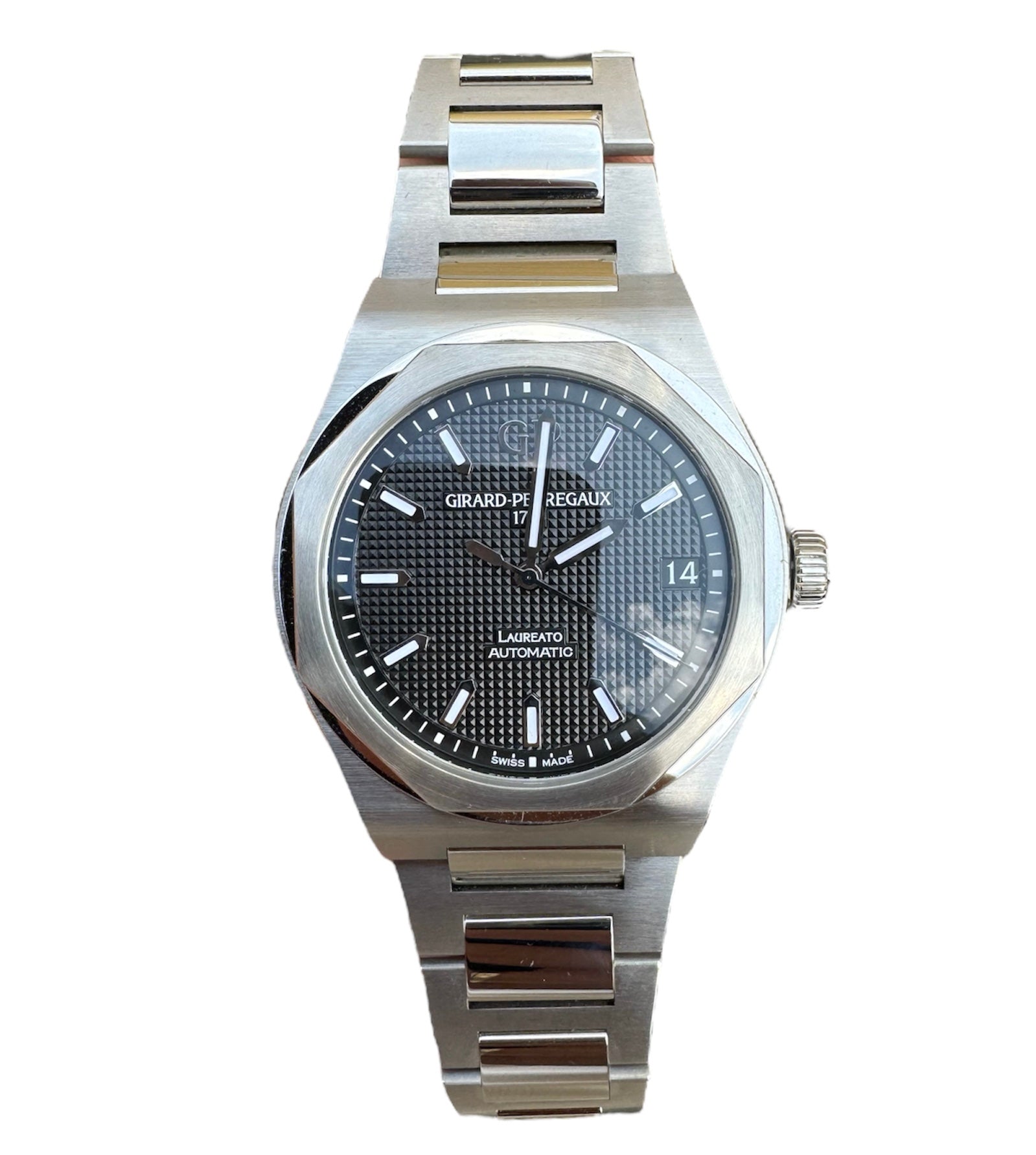 Girard Perregaux Laureato 81010-11-431-11A Achteckige Ikone