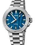 Oris Aquis Date Damen MOP Blue 01 733 7770 4155 - 07 8 18 05P - MANG - LUXURY - ORIS