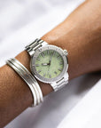 Oris Aquis Date Damen MOP Green 01 733 7770 4157 - 07 8 18 05P - MANG - LUXURY - ORIS