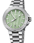 Oris Aquis Date Damen MOP Green 01 733 7770 4157 - 07 8 18 05P - MANG - LUXURY - ORIS