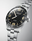 oris divers sixty-five 60th anniversary edition 01 733 7772 4034-set – limitierte taucheruhr mit klassischem design – edelstahlgehäuse, braunes zifferblatt und hochwertiges armband
