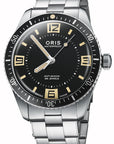 oris divers sixty-five 60th anniversary edition 01 733 7772 4034-set – limitierte taucheruhr mit klassischem design – edelstahlgehäuse, braunes zifferblatt und hochwertiges armband
