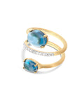 RING DANCING AZURE - MANG - LUXURY - Nanis