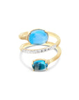 RING DANCING AZURE - MANG - LUXURY - Nanis