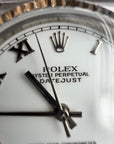 Rolex Datejust 31 Stahl / Weissgold Roman Dial Oyster Perpetual Ref. 68274 - MANG - LUXURY - Rolex
