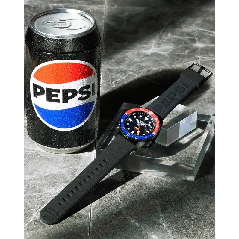Seiko 5 Sports SKX Series GMT PEPSI® Limited Edition SSK047K1 *bald verfügbar - MANG - LUXURY - Seiko