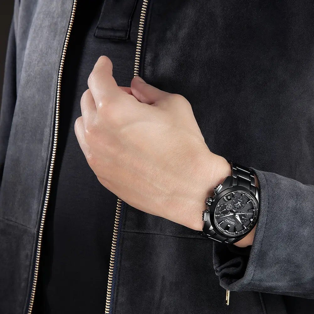 Seiko Astron GPS Solar Dual Time 5x Sport Titanium SSH069J1 - MANG - LUXURY - Seiko
