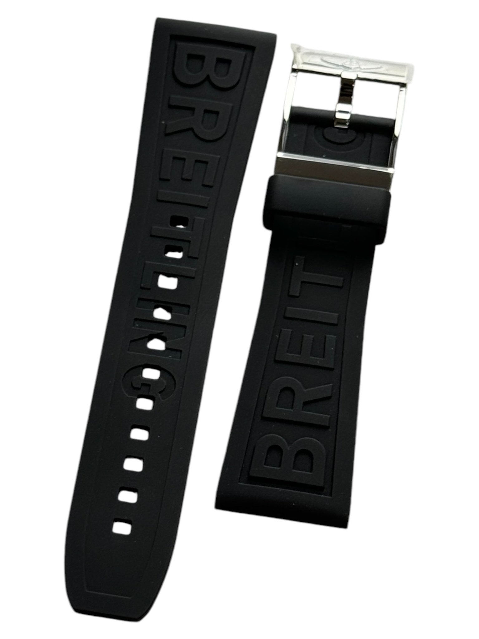 Breitling Strap Breitling Uhrenarmband Kautschuk 22mm 24mm