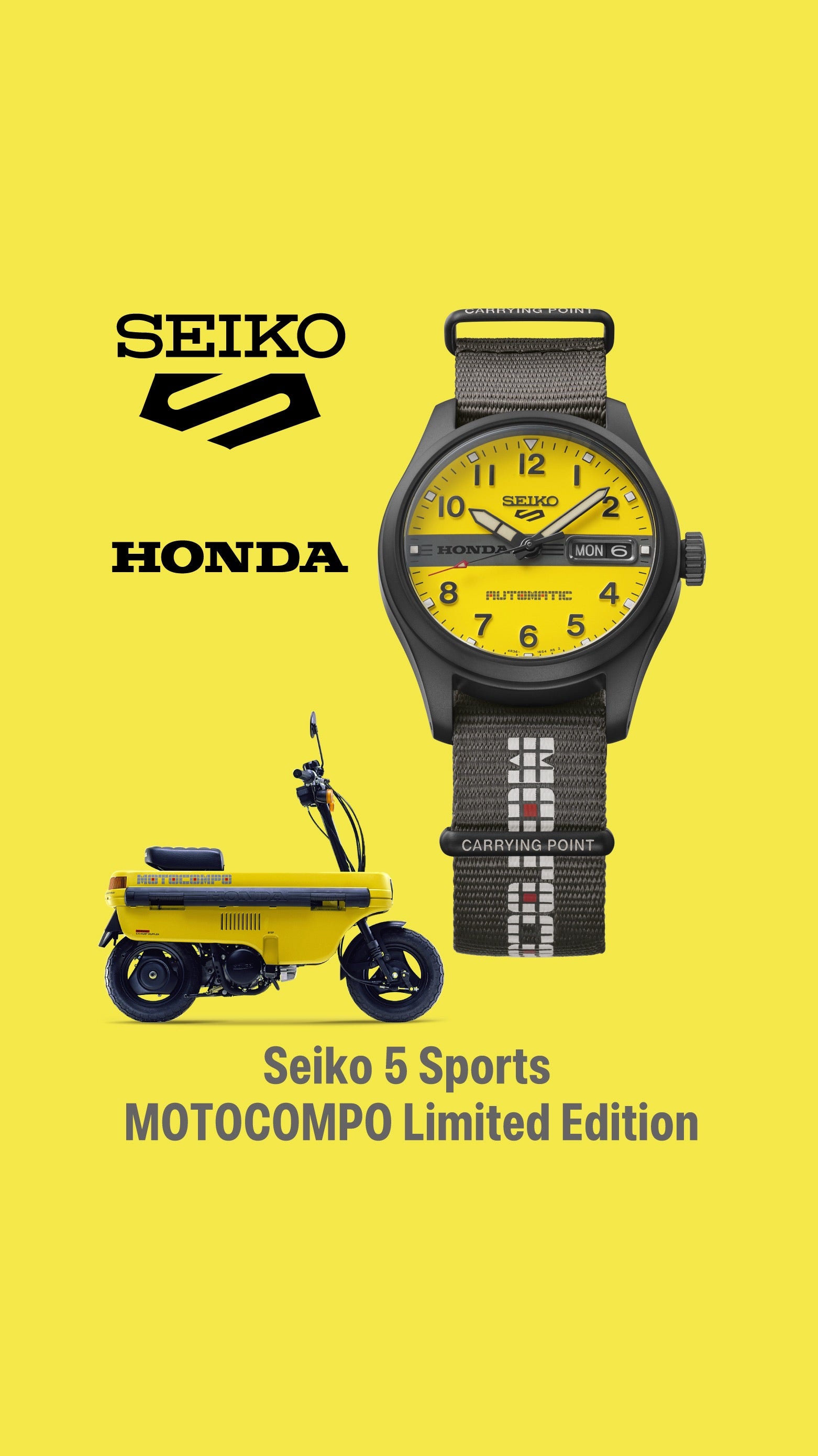 Seiko 5 Sports Field series MOTOCOMPO Limited Edition HDB010K1