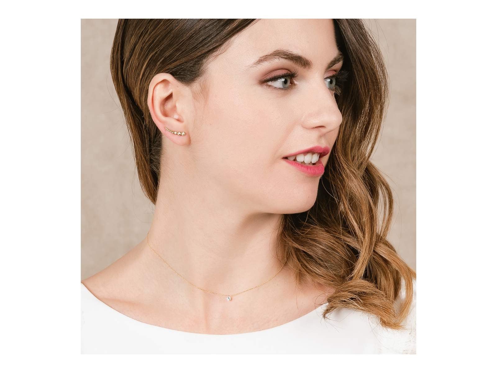 Halskette in 18kt. Gelbgold und Diamanten - MANG - LUXURY - MANG - LUXURY