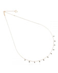 HALSKETTE MIT 11 ANHÄNGER - DIAMANTEN 18 KARAT ROSEGOLD - MANG - LUXURY - Maman et Sophie