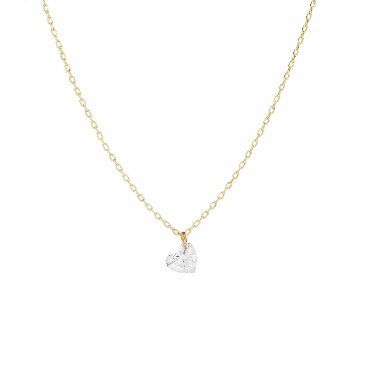 HERZ DIAMANT 0,25 KT HALSKETTE - MANG - LUXURY - Maman et Sophie