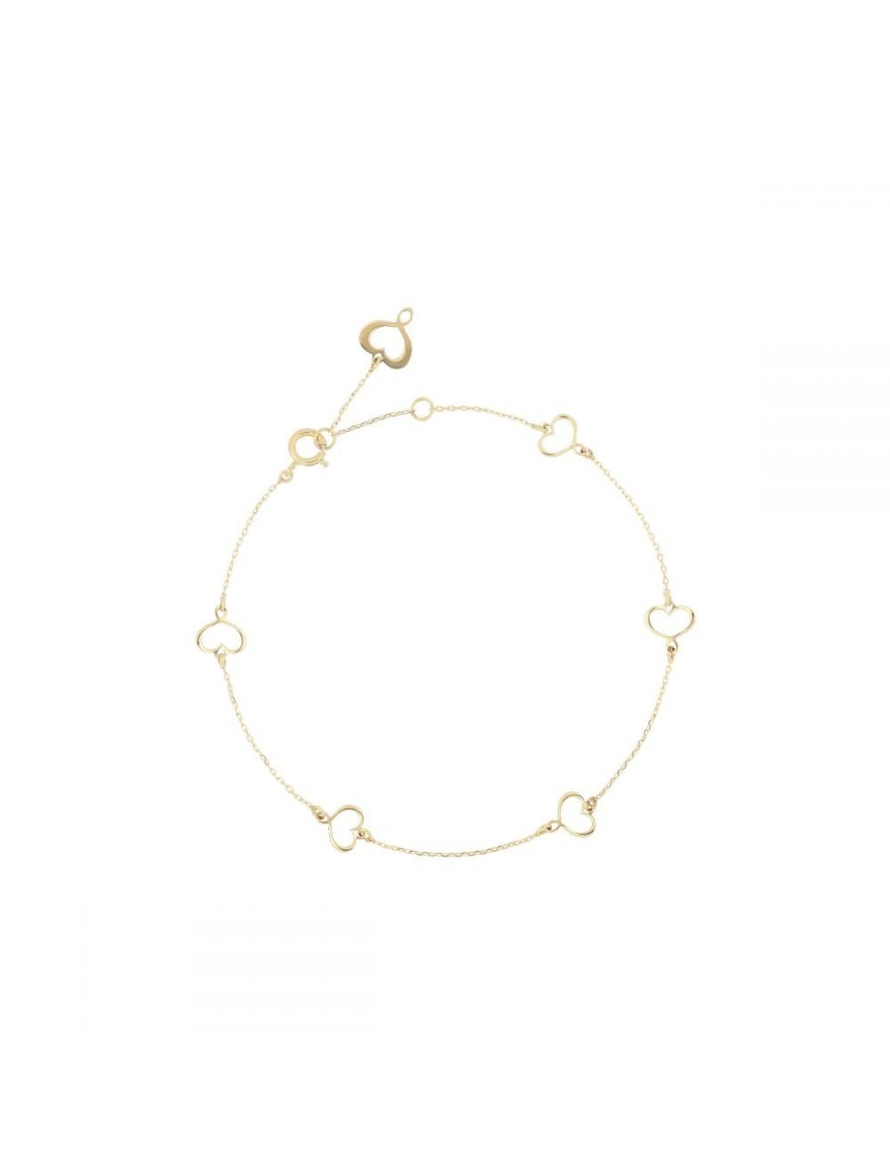 MAMAN ARMBAND Herzen 18 Karat Gelbgold - MANG - LUXURY - Maman et Sophie