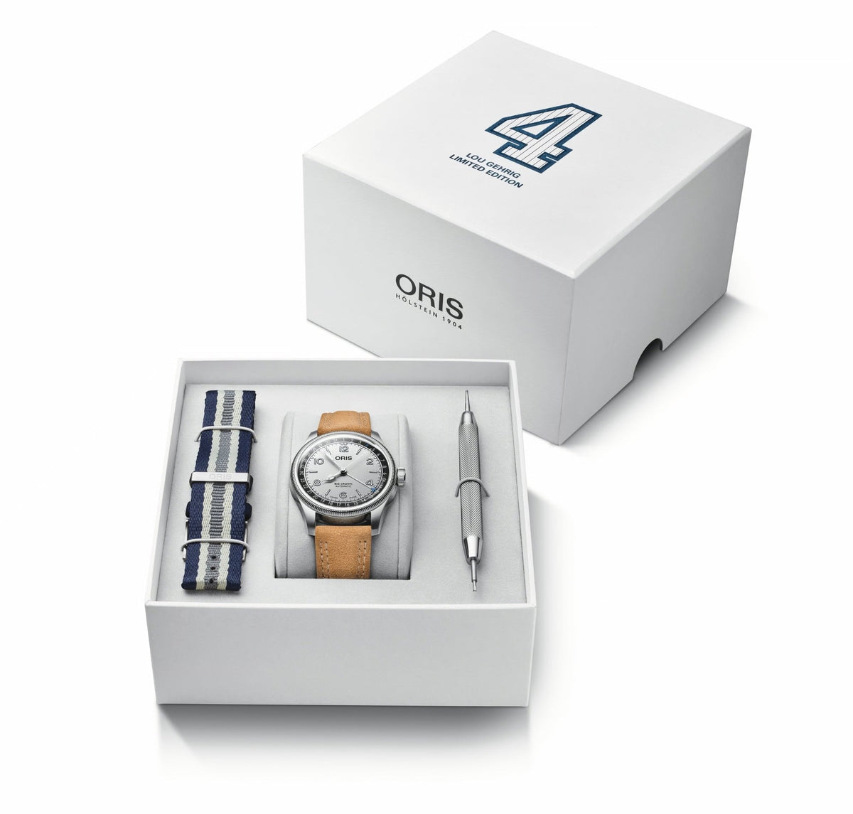 ORIS BIG CROWN LOU GEHRIG LIMITED EDITION 01 754 7785 4091-SET - MANG-LUXURY - Oris