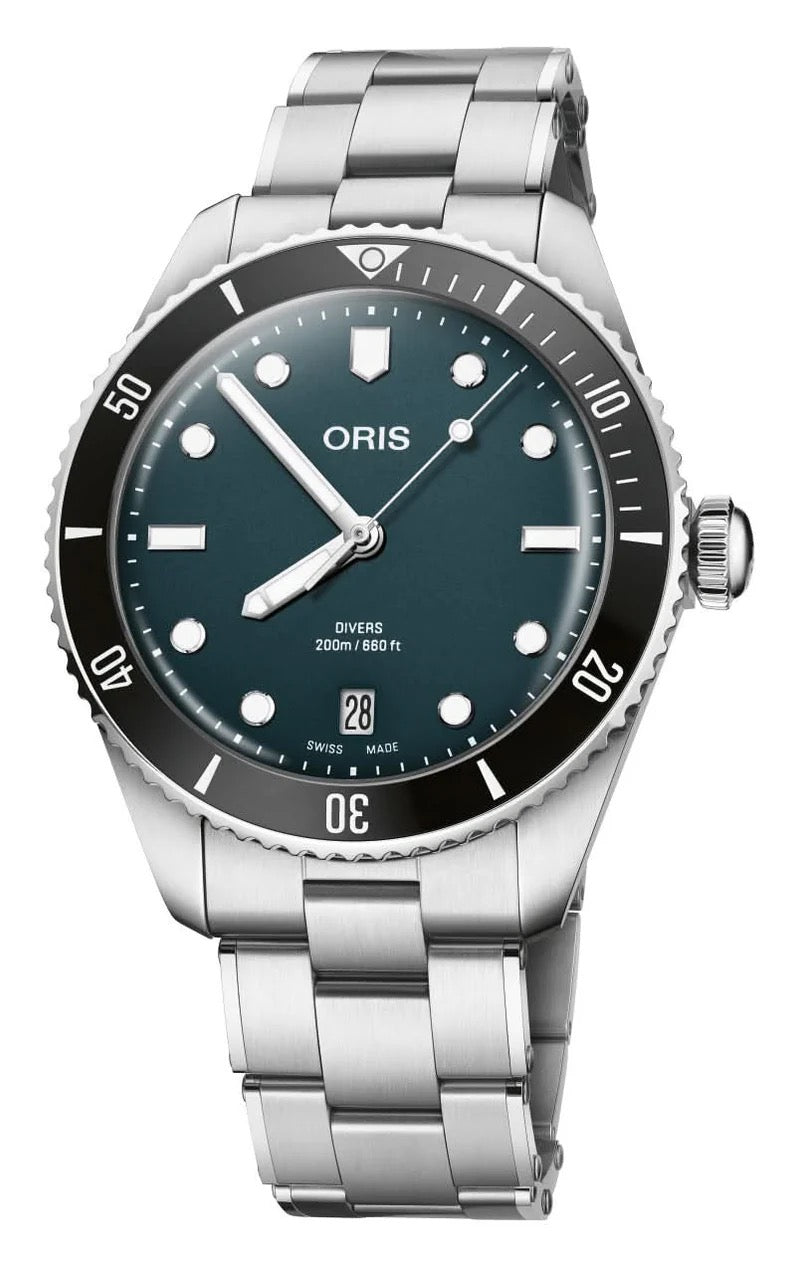 Oris Divers Date Blue Dial - MANG - LUXURY - MANG - LUXURY