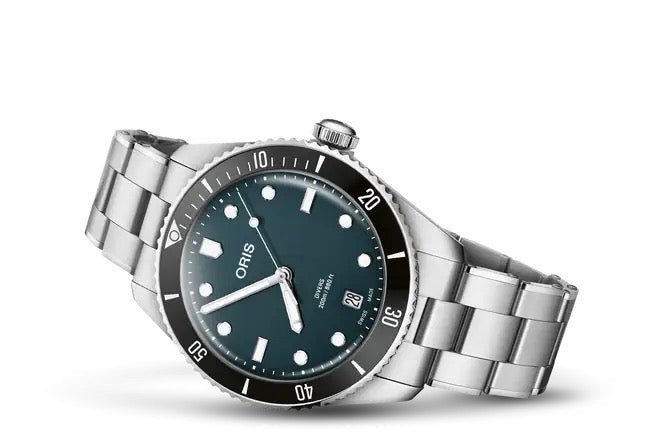 Oris Divers Date Blue Dial - MANG - LUXURY - MANG - LUXURY