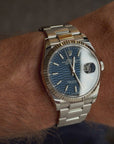 Rolex Datejust Blue Motif Oyster 36mm 2022