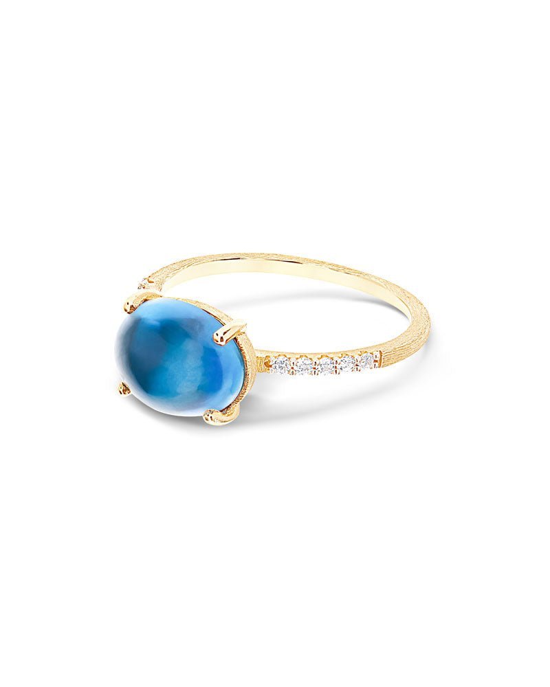 RING DANCING AZURE - MANG - LUXURY - Nanis