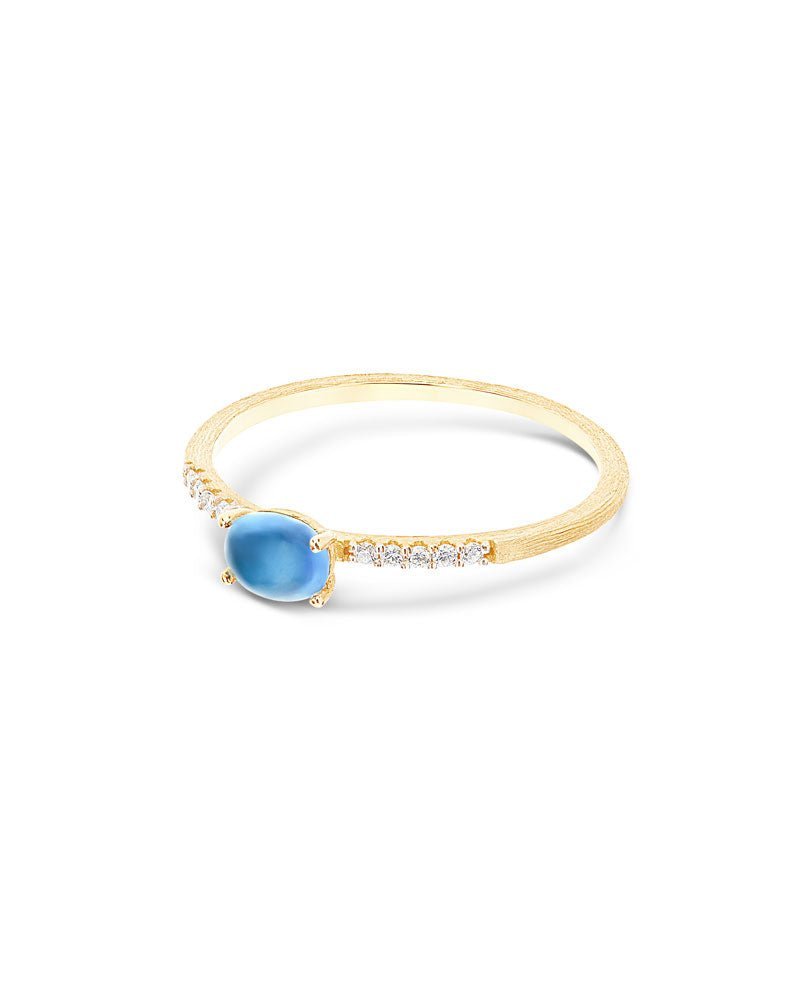 RING DANCING AZURE - MANG - LUXURY - Nanis