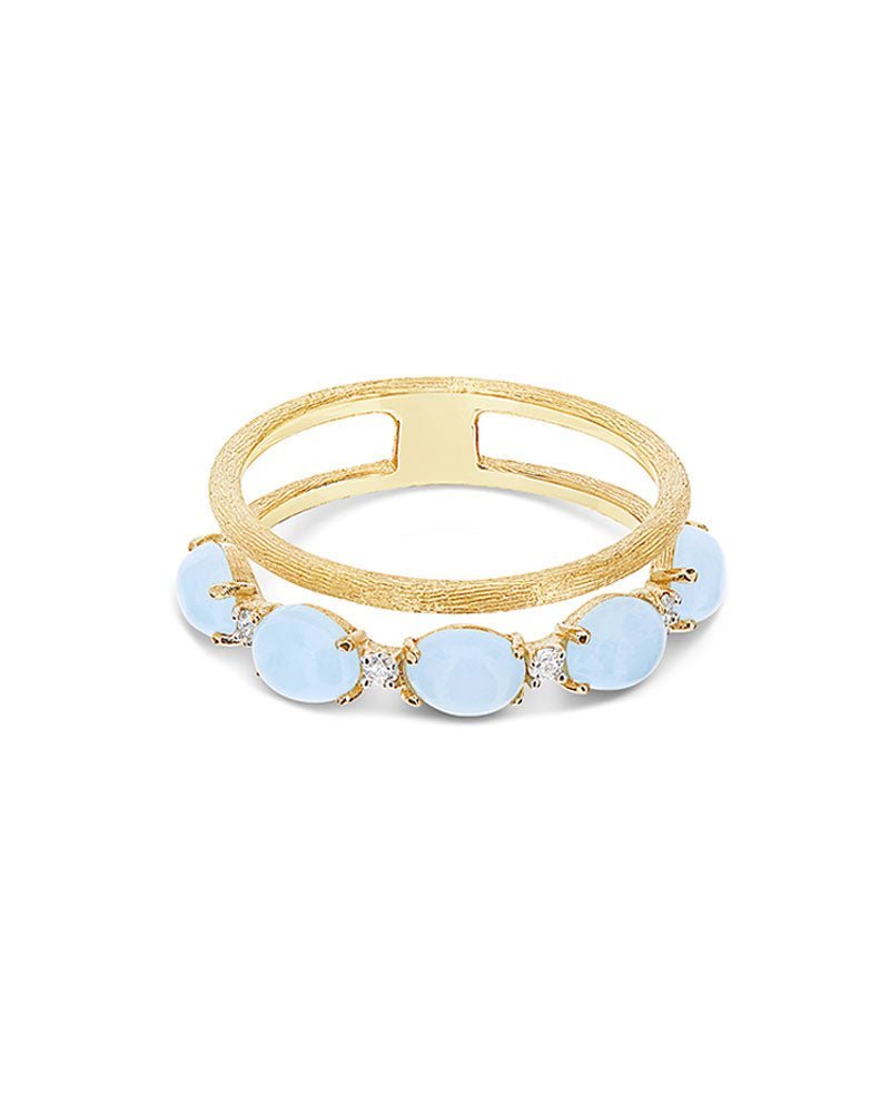 RING DANCING AZURE - MANG - LUXURY - Nanis