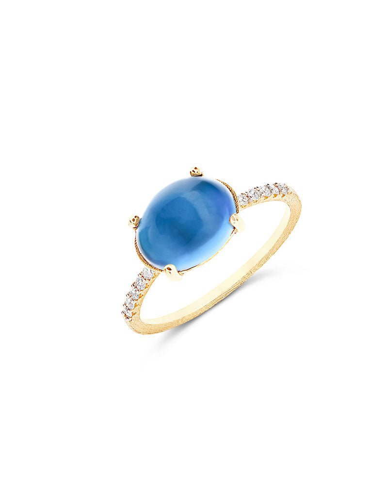 RING DANCING AZURE - MANG - LUXURY - Nanis