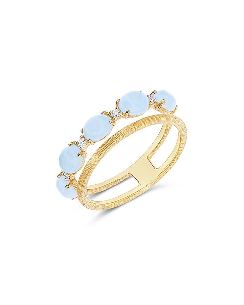 RING DANCING AZURE - MANG - LUXURY - Nanis