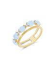 RING DANCING AZURE - MANG - LUXURY - Nanis