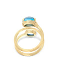 RING DANCING AZURE - MANG - LUXURY - Nanis