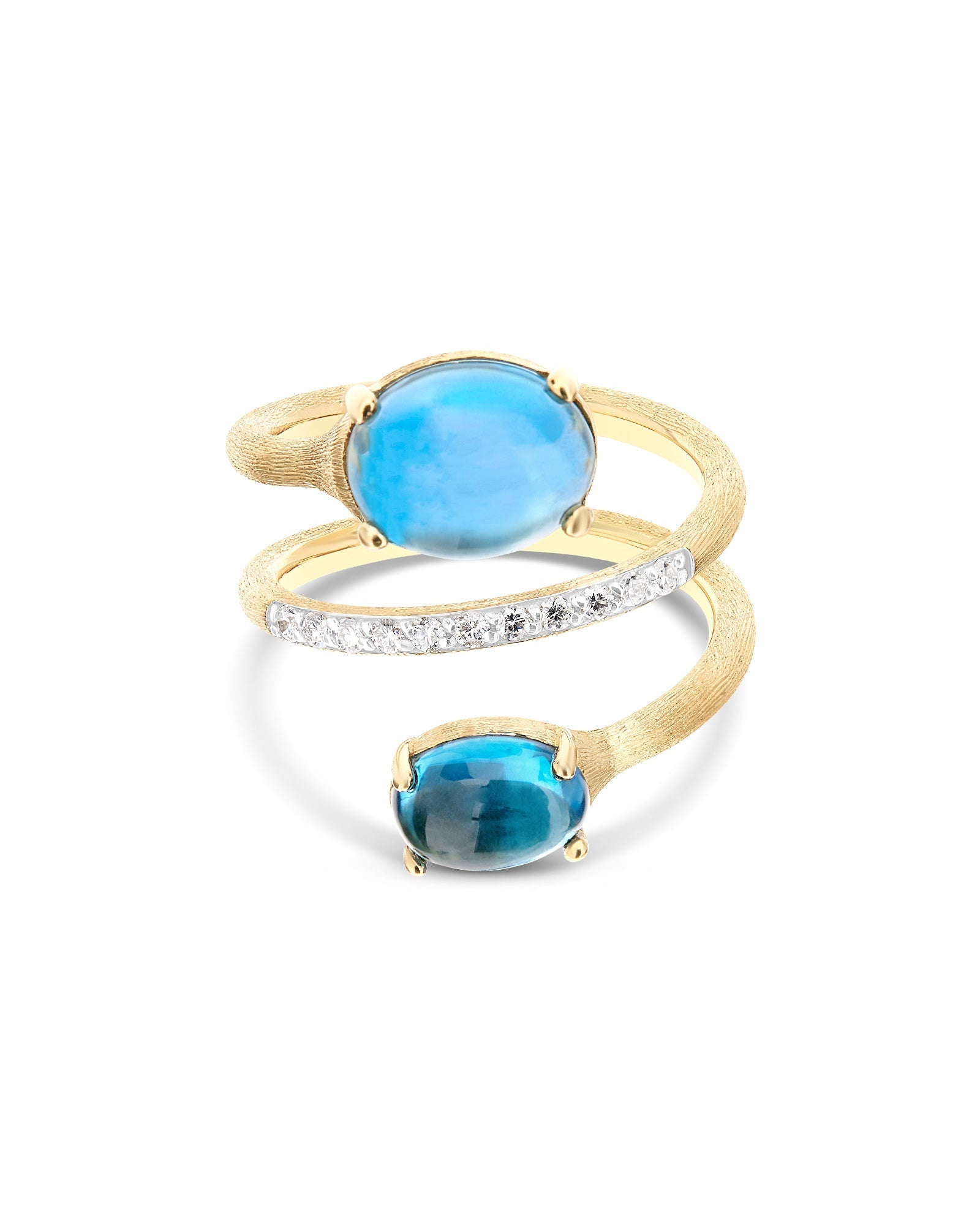 RING DANCING AZURE - MANG - LUXURY - Nanis