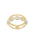 RING DANCING AZURE - MANG - LUXURY - Nanis