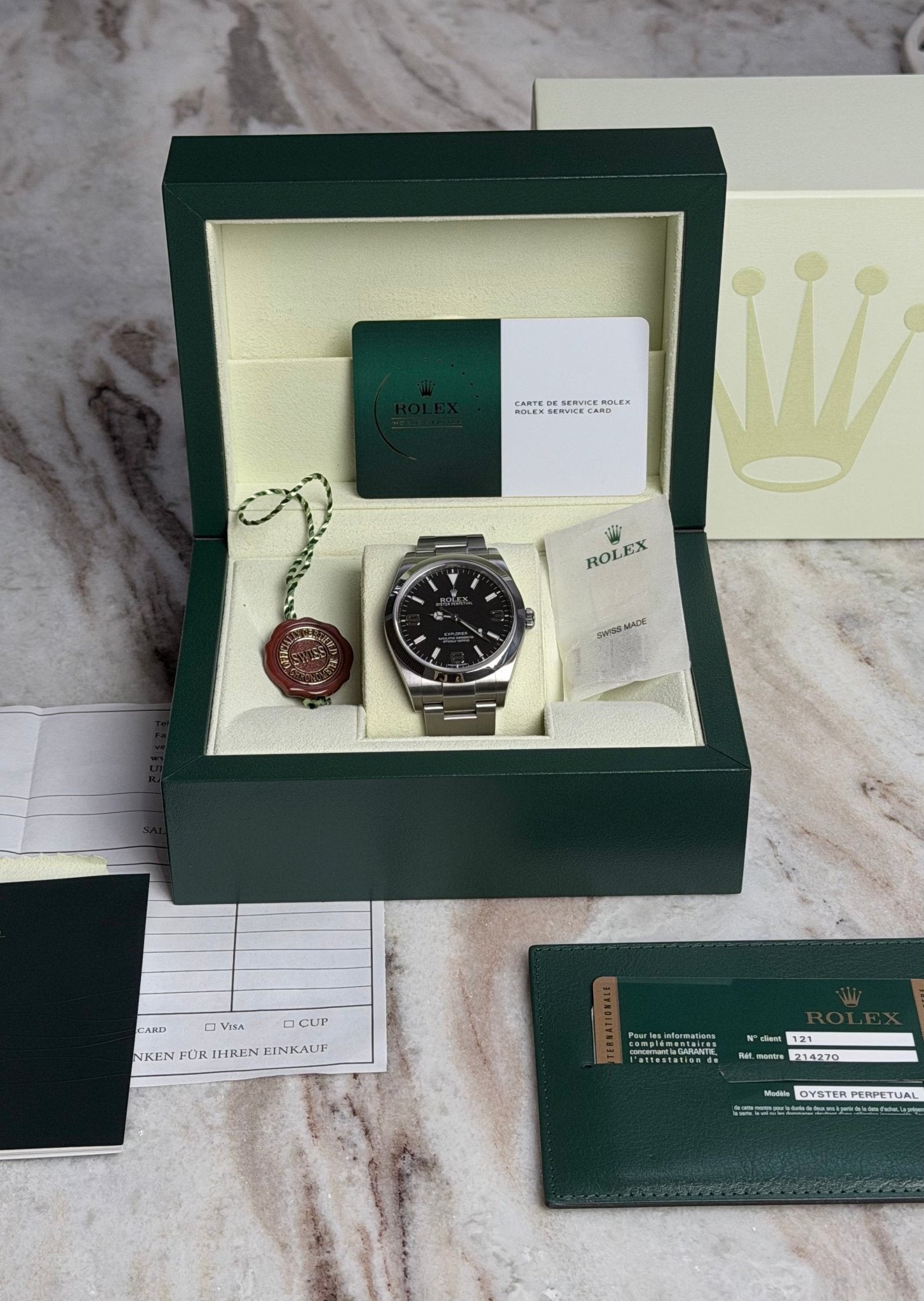 Rolex Explorer I Ref. 214270 Oystersteel - MANG - LUXURY - Rolex